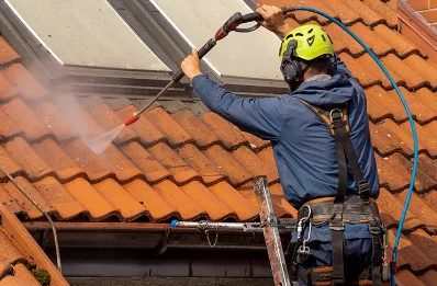 Démoussage et hydrofuge de toiture à Budling